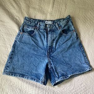 Zara mom shorts